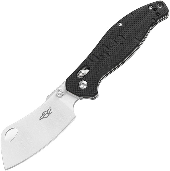 GANZO FIREBIRD F7551-BK Satin 440C Black G10 Folding Knife