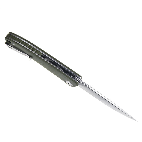 Harnds Talisman CK9168GN-S 14C28N Steel G10 Liner Lock Ball Bearing Pivot Folding Knife
