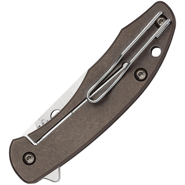 Spyderco Mantra 2 Satin CPM-M4 Titanium Handle Flipper