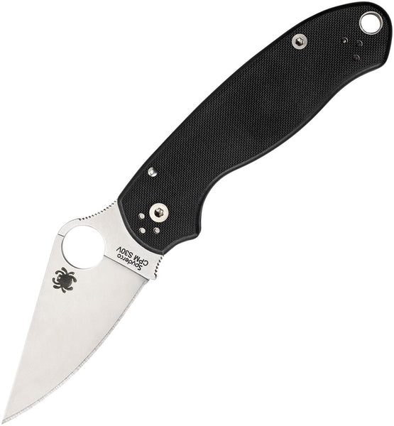 Spyderco Para 3 Satin CPM S30V Black G10 Folding Knife