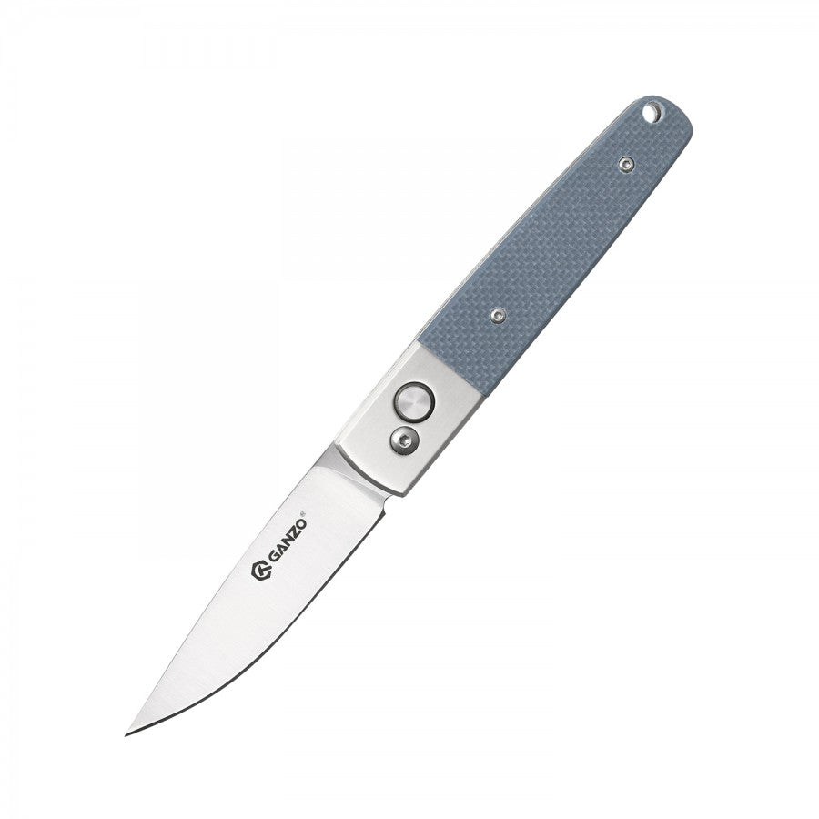 Ganzo G7211-GY 440C Steel G10 Handle Scales
