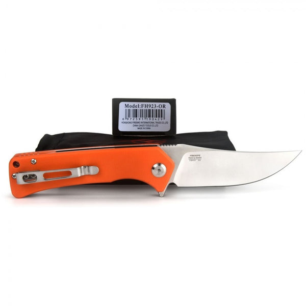 GANZO FIREBIRD FH923-OR Satin D2 Steel G10 Scales