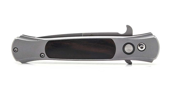 Ganzo G707 440C Steel Wood Inlay Handle