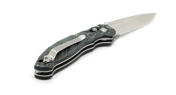 Enlan EL-04MCT Satin 8Cr13MoV Micarta Handle Folding Knife