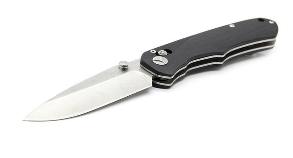 Enlan EL-02 Satin 8Cr13MoV Black G10 Folding Knife