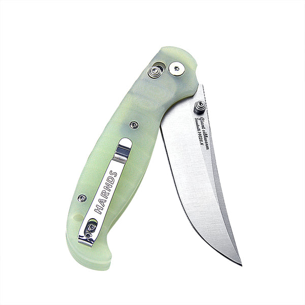 Harnds Giant Silkworm CK3501TC-S 14C28N G10 Folding Knife