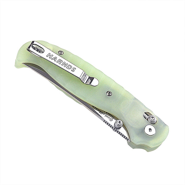 Harnds Giant Silkworm CK3501TC-S 14C28N G10 Folding Knife