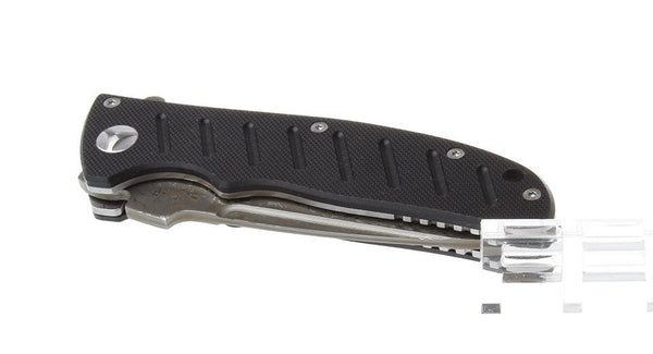 Enlan EL-01D Damascus Blade G10 Handle Folding Knife