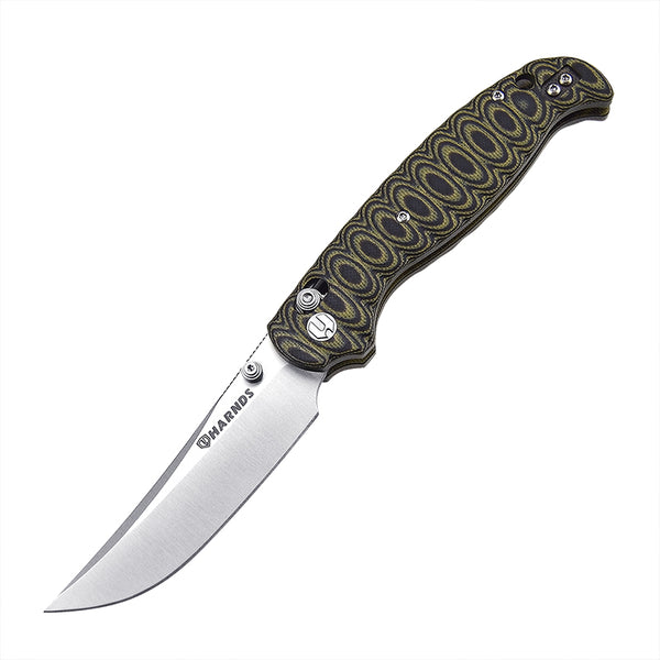 Harnds Giant Silkworm CK3501BY-S 14C28N G10 Folding Knife