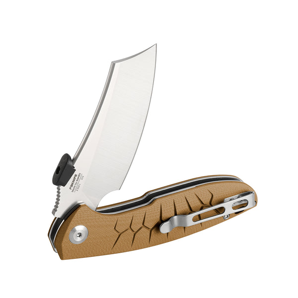 GANZO FIREBIRD FH81-BR Satin D2 Steel G10 Scales