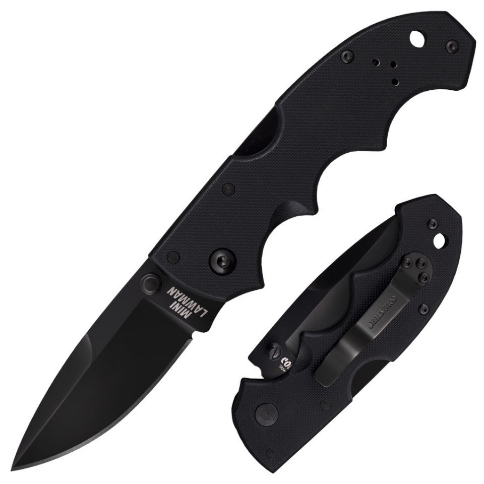 Cold Steel Mini Lawman DLC Coating CTS-XHP Black G10 Folding Knife