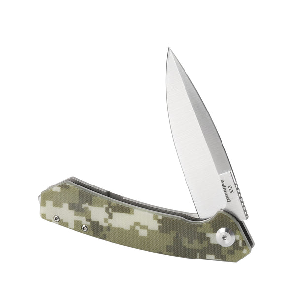 GANZO Adimanti Skimen-CA D2 Steel Camo G10