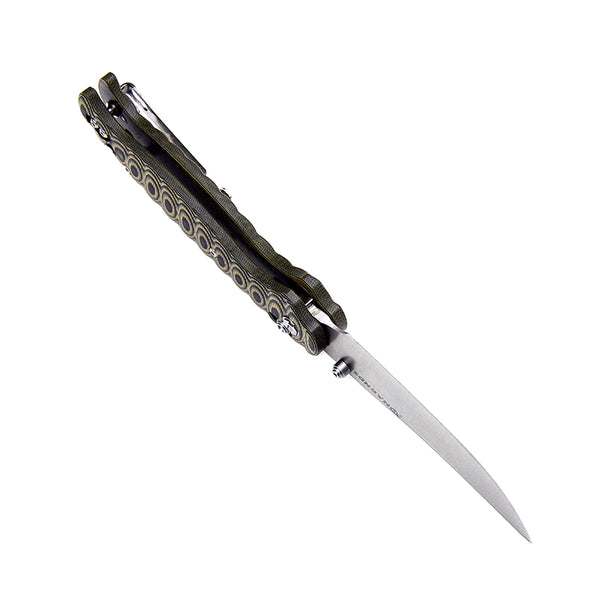 Harnds Giant Silkworm CK3501BY-S 14C28N G10 Folding Knife