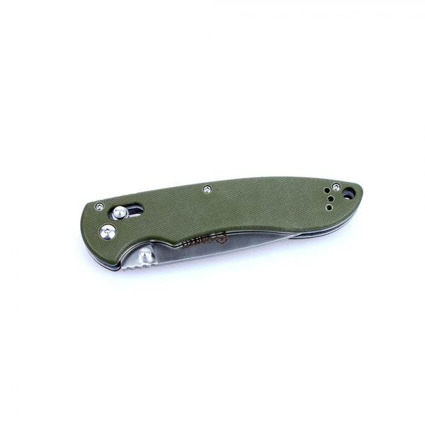GANZO G740-GR 440C Blade Green G10 Folding Knife