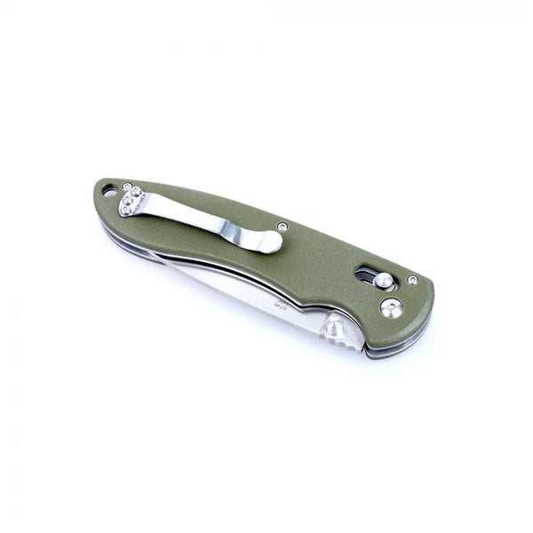 GANZO G740-GR 440C Blade Green G10 Folding Knife