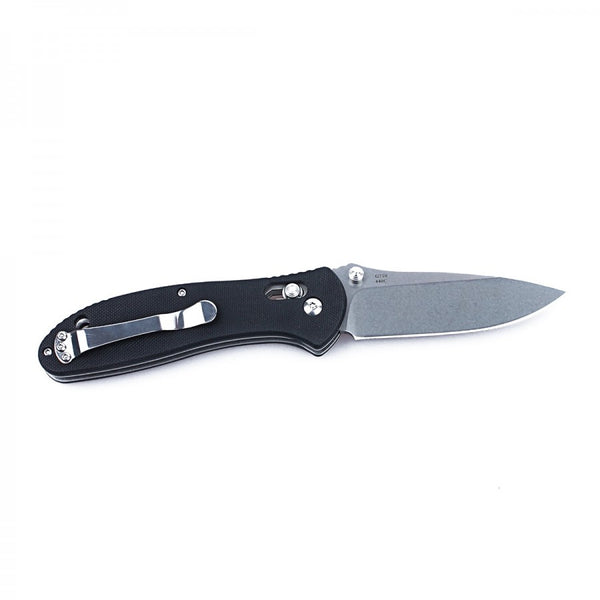GANZO G7392-BK Stonewash 440C G10 Scales Folding Knife