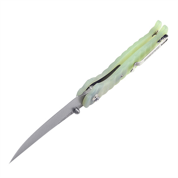 Harnds Giant Silkworm CK3501TC-S 14C28N G10 Folding Knife