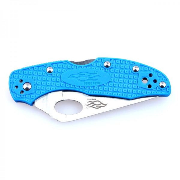 Ganzo Firebird F759M-BL 440C Blade Blue Fiber Glass Handle