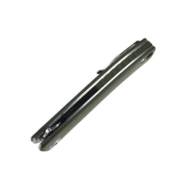 Harnds Talisman CK9168GN-S 14C28N Steel G10 Liner Lock Ball Bearing Pivot Folding Knife