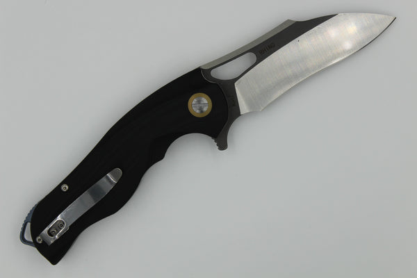 Bestech Rhino 08A-2 154CM Blade Black G10 Handle Bearing Pivot