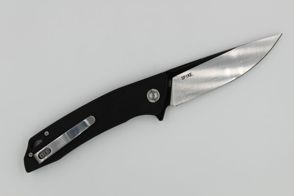 Bestech Spike 09A-2 12C27 Blade Black Handle Bearing Pivot