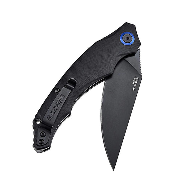 Harnds Wolverine CK9172BK-BT 14C28N G10 Liner Lock Ball Bearing Pivot Folding Knife