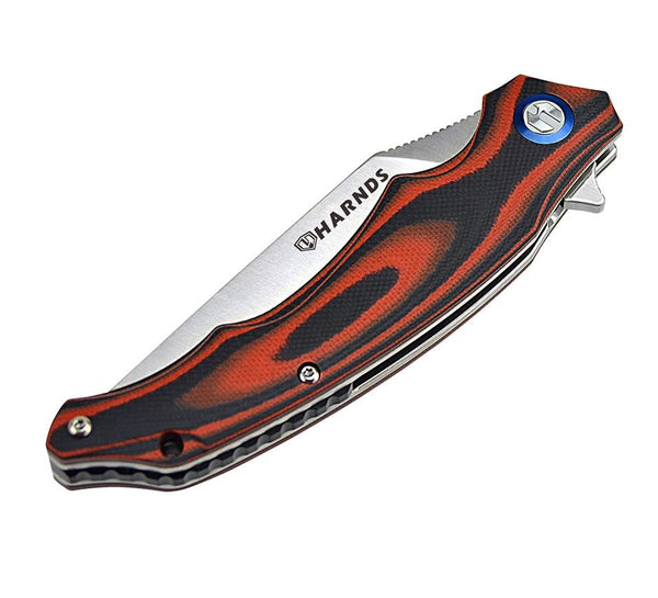 Harnds Wolverine CK9172BR-S 14C28N G10 Liner Lock Ball Bearing Pivot Folding Knife