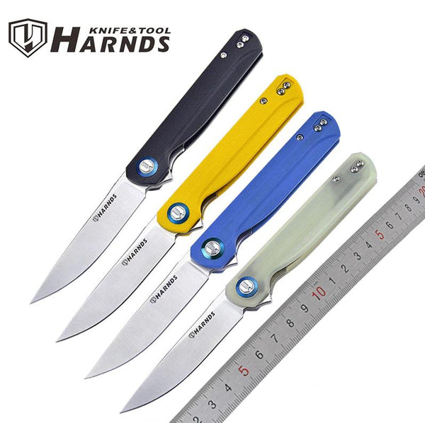 Harnds Wind CK9200BK-S 14C28N G10 Liner Lock Ball Bearing Pivot Folding Knife