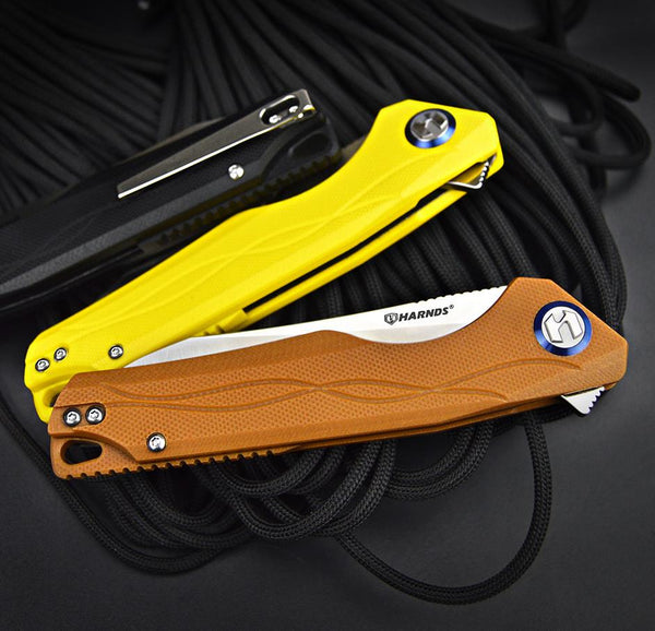 Harnds Harvest CK9179BK-S 14C28N G10 Ball Bearing Pivot Folding Knife