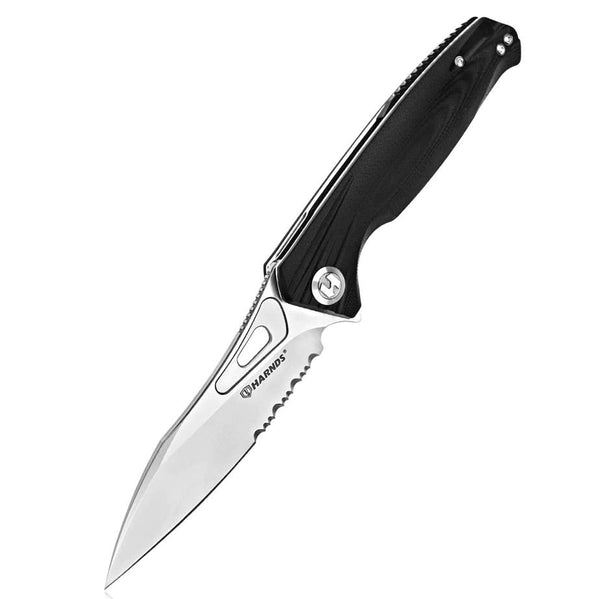 Harnds Falcone CK9180BK-SW K110 G10 Ball Bearing Pivot Folding Knife