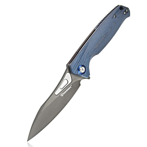 Harnds Falcone CK9180GY-GT K110 G10 Ball Bearing Pivot Folding Knife